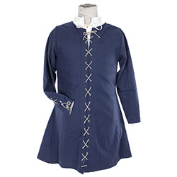 Laced kirtle in wool