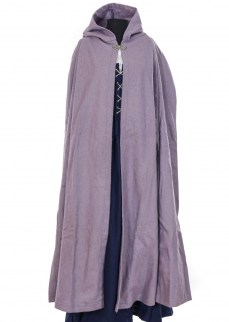 Cloak in purple wool