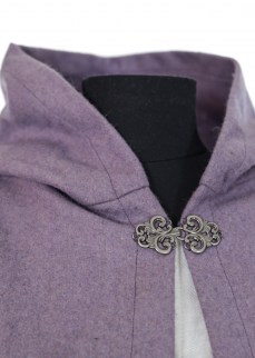 Cloak in purple wool