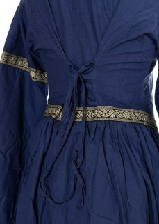 Fantasydress "Aurora" in brown/blue cotton