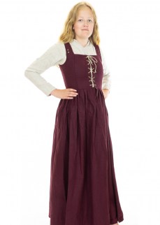 late-medieval-dress-burgundy-wool-1
